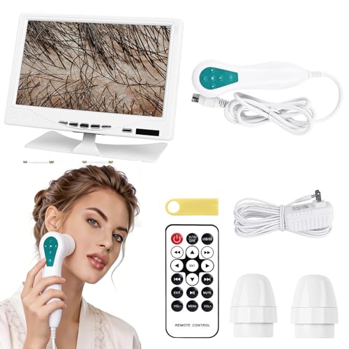 Analyseur de follicule pileux rechargeable pour adapter ses soins capillaires