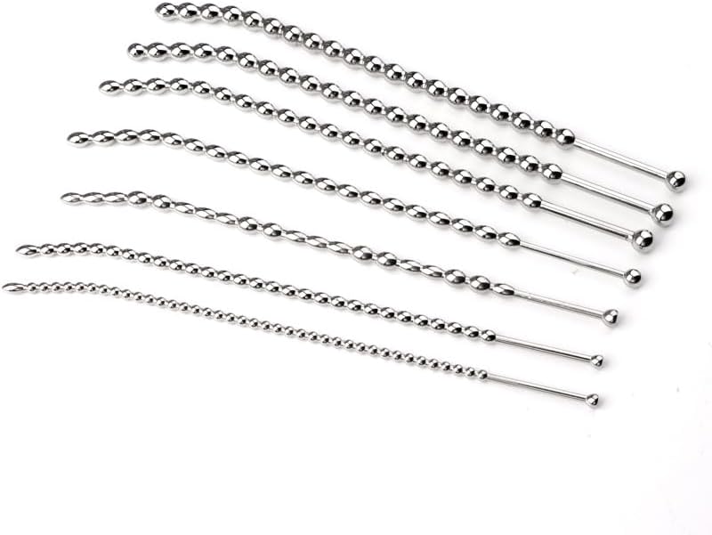 (7 sizes combined into a set) Metal-Urethral-Plug,-Stainless-Steel-Horse-Eye-Stick,-Adult-Male-Masturbation-And-Sex-Toy,-Urethral-Insertion-Rod