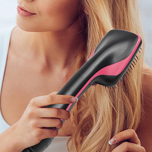1000W 3 in 1 Hair Straightener Brush - Image 2