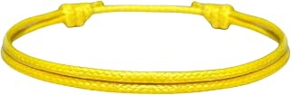 Luck Strings Adjustable Wax Nylon Cord Bracelet for Men Women – Waterproof Unisex String, Custom Thickness 1.5mm & 2mm, Durable Surfer Wristband, Minimalist Friendship Gift