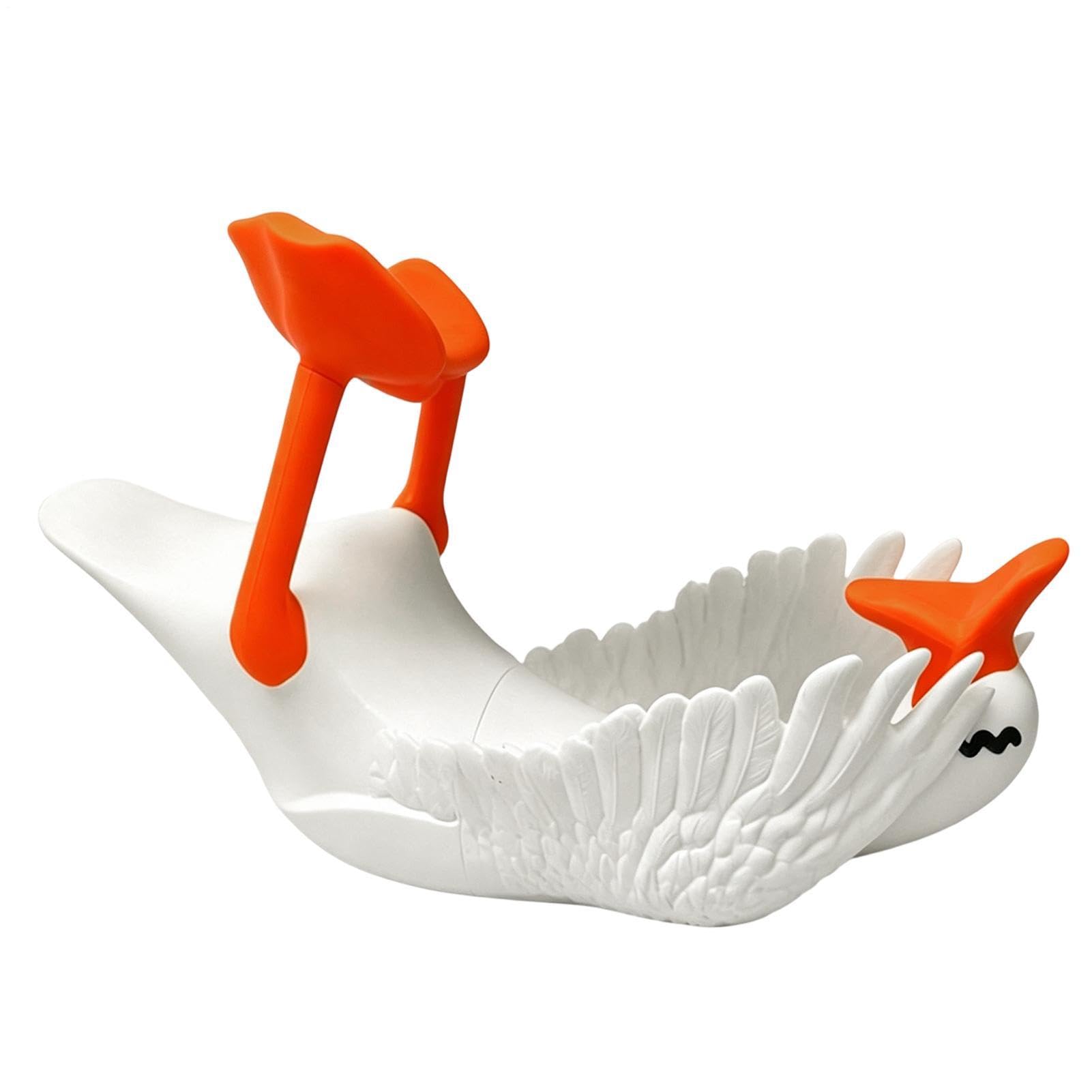 Générique Goose Wine Bottle Holder – 3D Printed Decorative Goose Wines Stand | Anti-Slip ABS Bottle Display Rack for Wine, Champagne & Spirits | Home, Bar, Kitchen, Office & Party Table Decor Gift