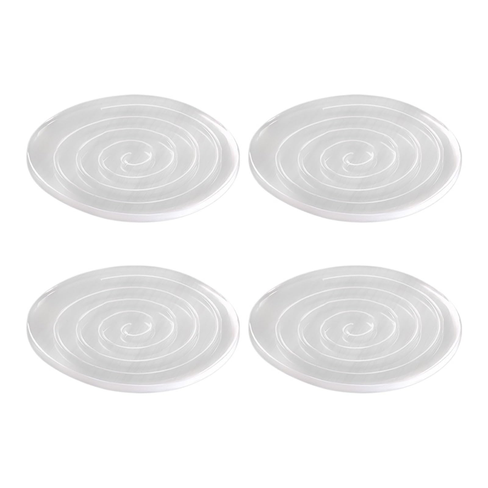 Tappetini Antivibranti Rotondi Quadrati | Compatibile Con Lavatrice, Mobili, Armadietti, Gambe Di Sedie, Piedini In Silicone Antiscivolo(80mm)