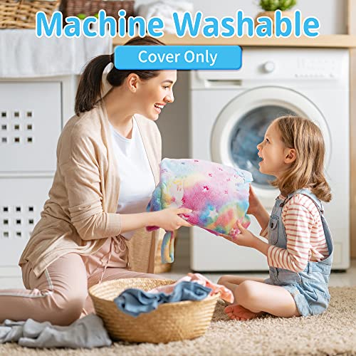 Hombys Glow In The Dark Bean Bag Chairs For Kids,Extra Large Beanbag Cover For Stuffed Animals Storage,Plush Toys Holder And Organizer-Premium Flannel Without Filling #TOP5