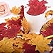 Whaline 300 Pieces Fall Artificial Maple Leaves Faux Autumn Colored Mixed Fake Leaves Fall Decorations for Halloween Thanksgiving Day Weddings, Party Crafts, Events, Table Decor, Multicolored