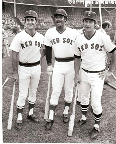 Legends Gallery Boston Red Sox Carl Yastrzemski, F. L. & Jim Rice In 1975 8x10 Photo Picture Poster - Valentines Day, Birthday, Fathers Day, Or Christmas Gifts For Men, Dad, And Husband