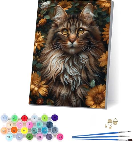 �������G �L ��l�p DIY �y�C���g�o�C�i���o�[ �� ��h�� �G �f�W�^�����G�Z�b�g �u���V�ƃA�N�����G��t�� �����h��G ��l�̃N���t�g�A�N�e�B�r�e�B Paint by Numbers �z�[�� �I�t�B�X���� �a�����v���[���g���� 30x40cm M-2