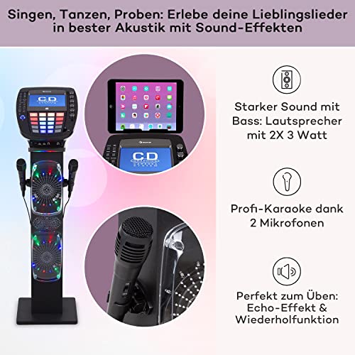 Karaoke-Anlage Auna KTV mit Mikrofon und Bluetooth