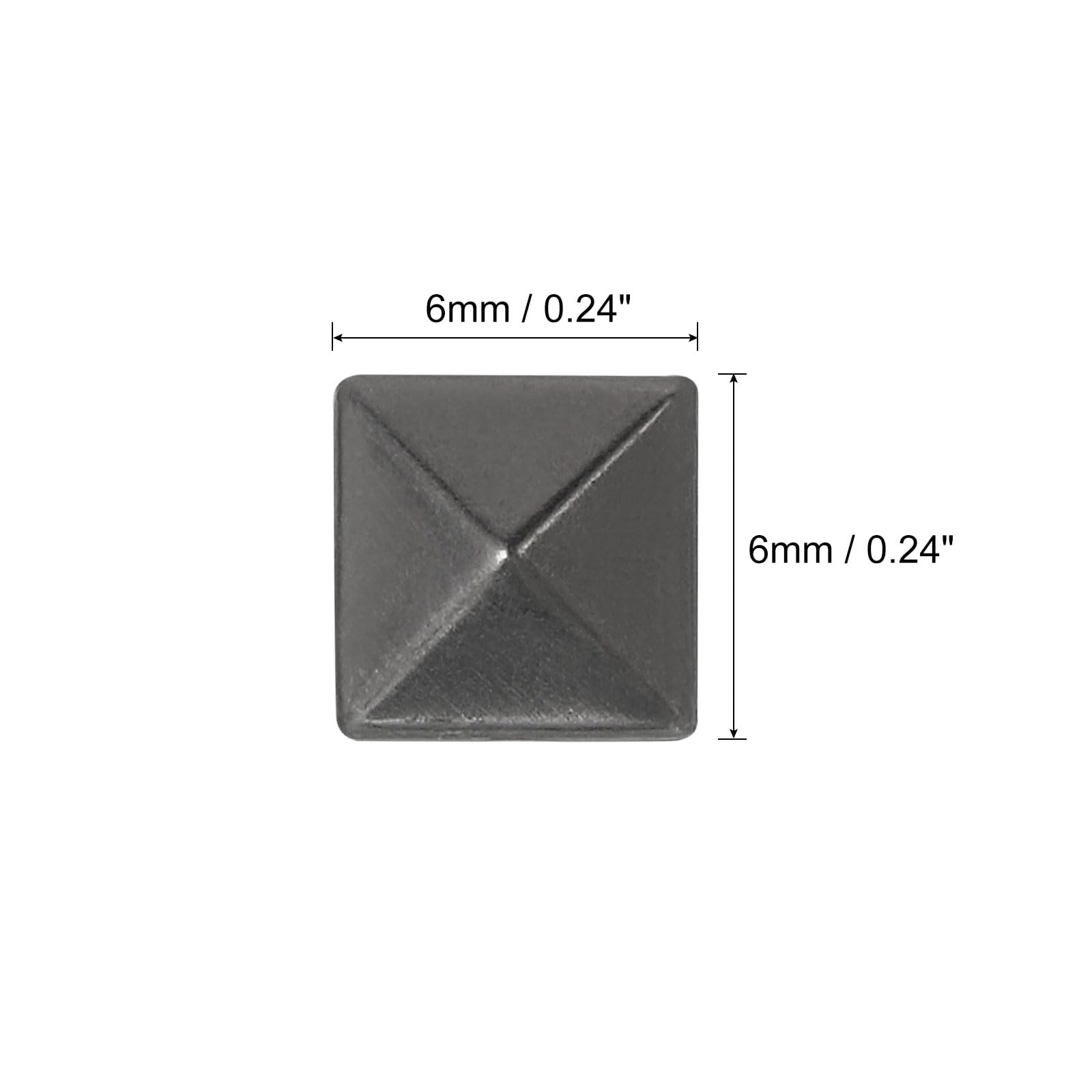 7mm X 13mm Clous Coniques à Pointes Avec épingles Goujons Rivets Ajustable Pour Maroquinerie