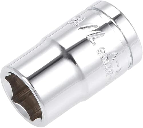 Miniatura 10 de uxcell Herramienta de zócalo poco profundo de 6 puntos de 12 pulgadas con accionamiento de 38 pulgadas Cr-V