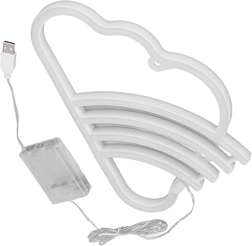 Miniatura 4 de Letrero de neón LED, luz de neón de alto brillo, funciona con pilas, alimentado por USB, letrero de neón LED decorativo para dormitorio