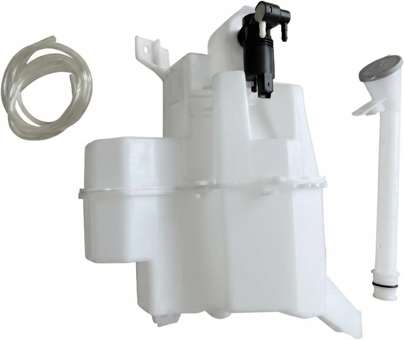 Windshield Washer Reservoir Tank, Compatible with Nissan Rogue 2017 2018 2019 2020 W/Inlet Cap Water Pump 289106FP0A NI1288184