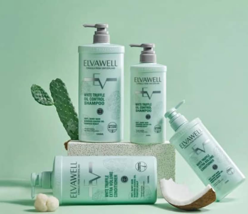 Elvawell-White-Truffle-Oil-Control-Shampoo-and-Extra-Volume-Conditioner-Set-500-ml