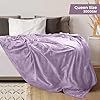 Utopia Bedding Fleece Blanket Queen Size Lilac 300GSM Luxury Fuzzy Soft Anti-Static Microfiber Bed Blanket (90x90 Inch) #1