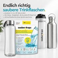sauberdropz Trinkflaschen-Reinigung neugedacht mit dem sauberDROPZ-Effekt – Ansicht 2