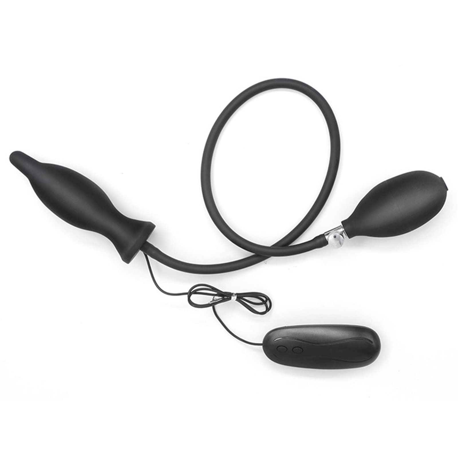 BDSMYEE Plug Anales con Vibración, 10 Modos Vibradorador, Inflable Plug Anal para Mujer Hombre, Dildo Anal Plug Dilatador Butt Plug Consolador, Juguetes eróticos para pareja sexuales