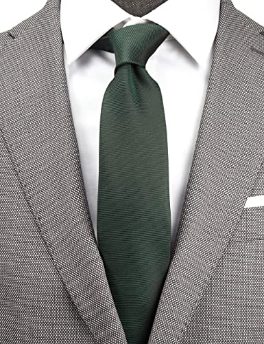 Image of Skinny Solid Ties for Men, 2.5 inch Slim Plain Neckties 4-Pack