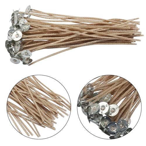 Mechas para velas CD8 6 pulgadas 100 piezas miniatura 4