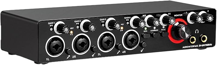 JISADER Mélangeur Audio Externe de Carte Son pour L'enregistrement D'ordinateur Portable de PC de Podcasting de Karaoké