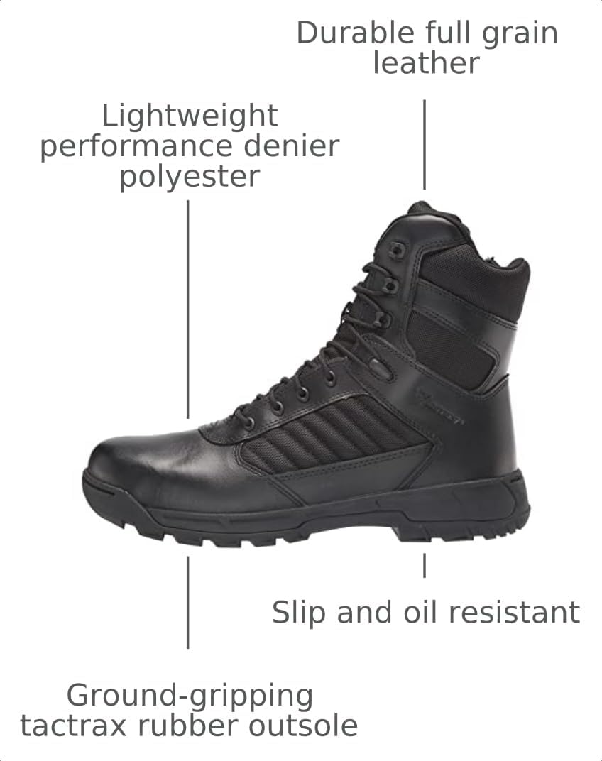 Bates Men's Tactical Sport 2 Tall Zip Military and Tactical Boot