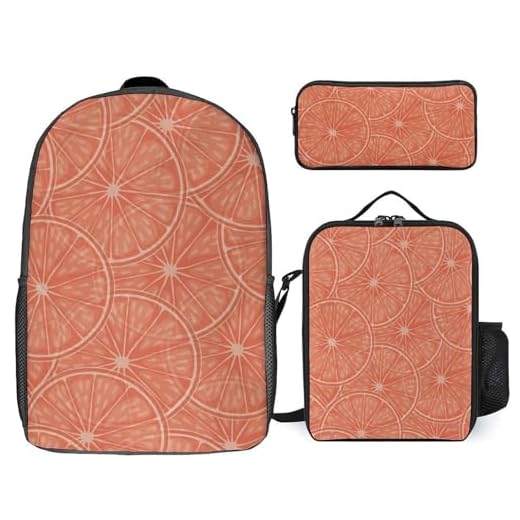 Orange Slice Travel Backpack for Adventures