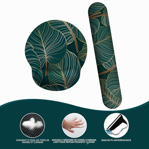 Tapis de souris ergonomique de qualité supérieure avec repose-poignet gel - 6