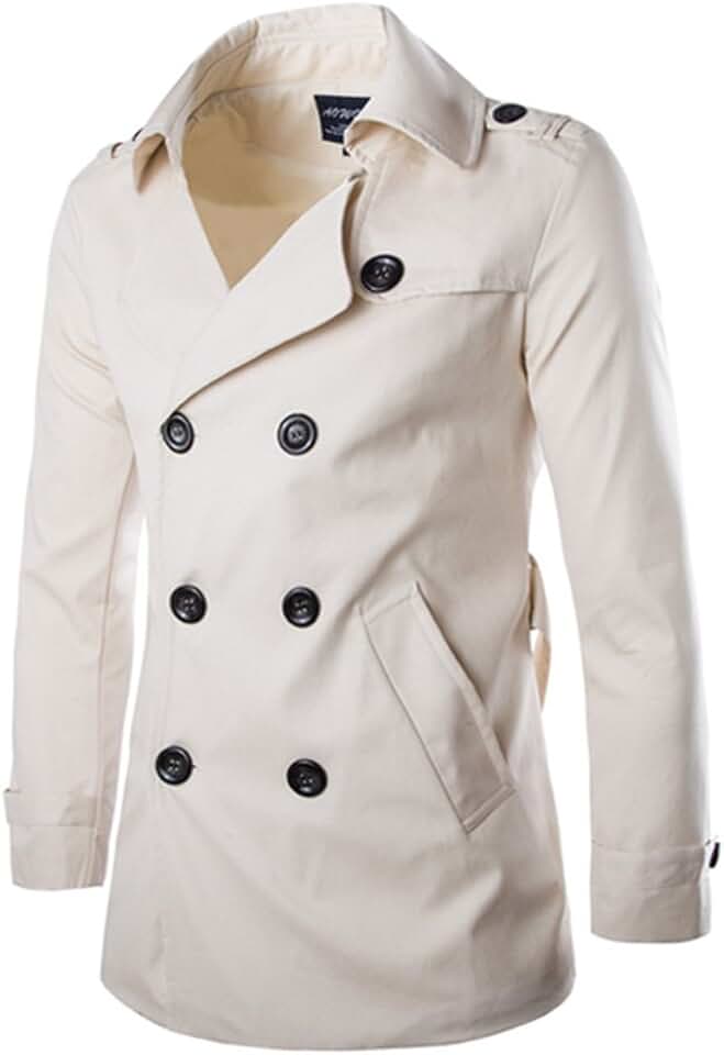 Amazon.co.uk Men's Beige Trench Coat