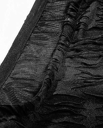 Punk Rave Decay da Uomo Felpa Nera Gotico