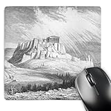 3dRose - Acropolis of Athens Greece Vintage Ancient Greek Parthenon Landmark - Mouse Pad - (mp-372659-1)