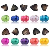 SEASAN Twins Oyster Pearls Freshwater Cultured Oysters with Twin Pearls Inside 10 PC (7-8mm)