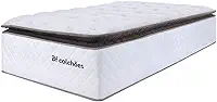 Colchão Solteiro Molas Ensacadas com Pillow Top Extra Conforto 88x188x38cm - Premium Sleep - BF Colchões
