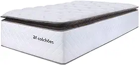 Colchão Solteiro Molas Ensacadas com Pillow Top Extra Conforto 88x188x38cm - Premium Sleep - BF Colchões