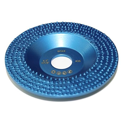 Spike 4.5" Diamond Cup Removing Disc Wheel for Paint, Epoxy, Glue, Mastic with RCD Newest Technology & Rubber Cushioned Body (Spike, 4.5", 5.4 oz Very Light)