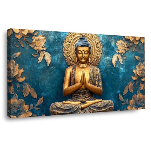 JOSUE Cuadros Zen Spa Lienzo Colorido Decor Cuadros Salón Pasillos Dormitorio Comedor Oficina Colgar（Beige 94-40x80cm Enmarcado