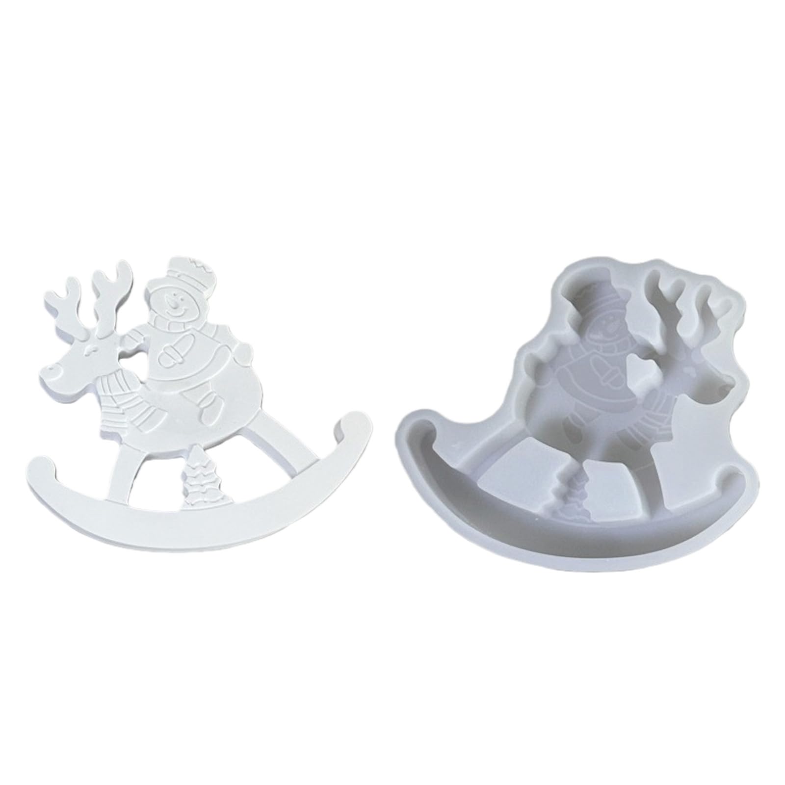 Christmas Resin Mold Silicone Tree Molds for Ornaments, Crafting Home Decor Gifts Making Christmas Reindeer Silicone Molds for Epoxy Resin /