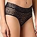 Amazon Essentials Women's Comfortable Lace Stretch Hipster Underwear, Pack of 4, Black, Small