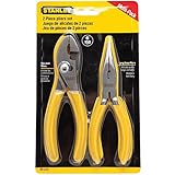 Stanley Hand Tools 84-212 2 Piece Slip Joint and Long Nose Plier Set
