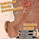 YQlove Realistischer Dildo - Realistischer Flüssiges Silikon Dildo, 22CM perfekte Größe, Weichen Zwei Layer mit Echten Venen und Prallen Hoden,Analdildo Sex Spielzeug für die Frau (Naturfarbe)