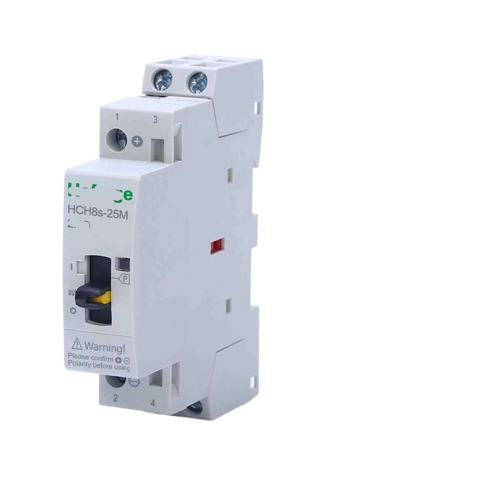 Contacteur CC HCH8s-25 2P 25A 2NO DC12V rail modulaire pour tableau electrique