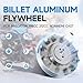 Speedway Billet Aluminum Flywheel For Predator 196cc, 212cc NonHemi Cast,For Honda GX160 GX200,Advance timing of approximately 32 Degrees Silver Minibike Performance Parts