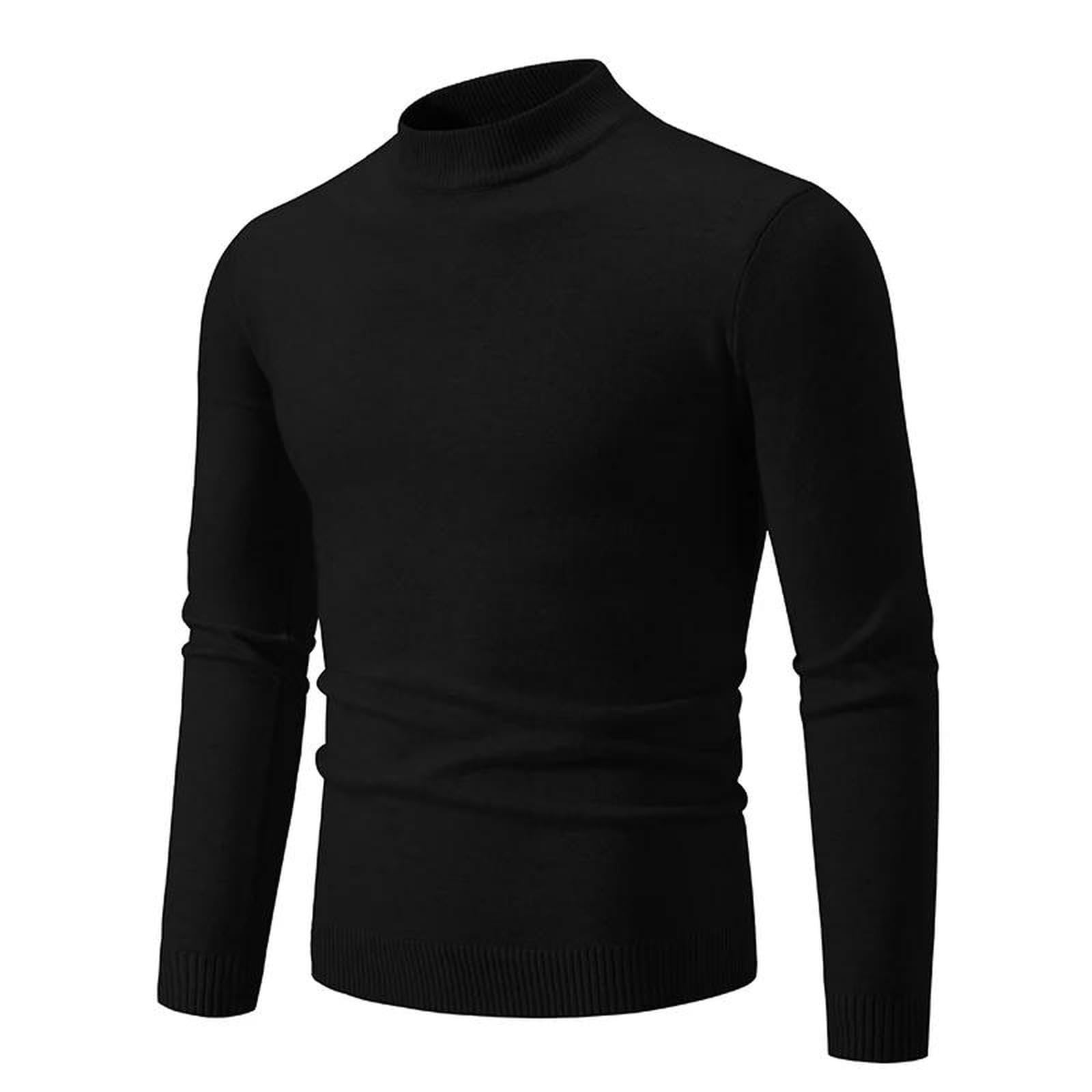 Maglione Uomo Autunno Inverno Designer Moda Mezzo Dolcevita Lavorato A Maglia Maglioni Casual da Donna Caldi Uomo-m938 Blu Reale-XL Asiatico (55-70 kg)