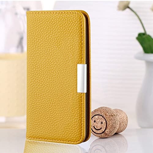 Étui en cuir litchi pour Galaxy S22 finition luxe