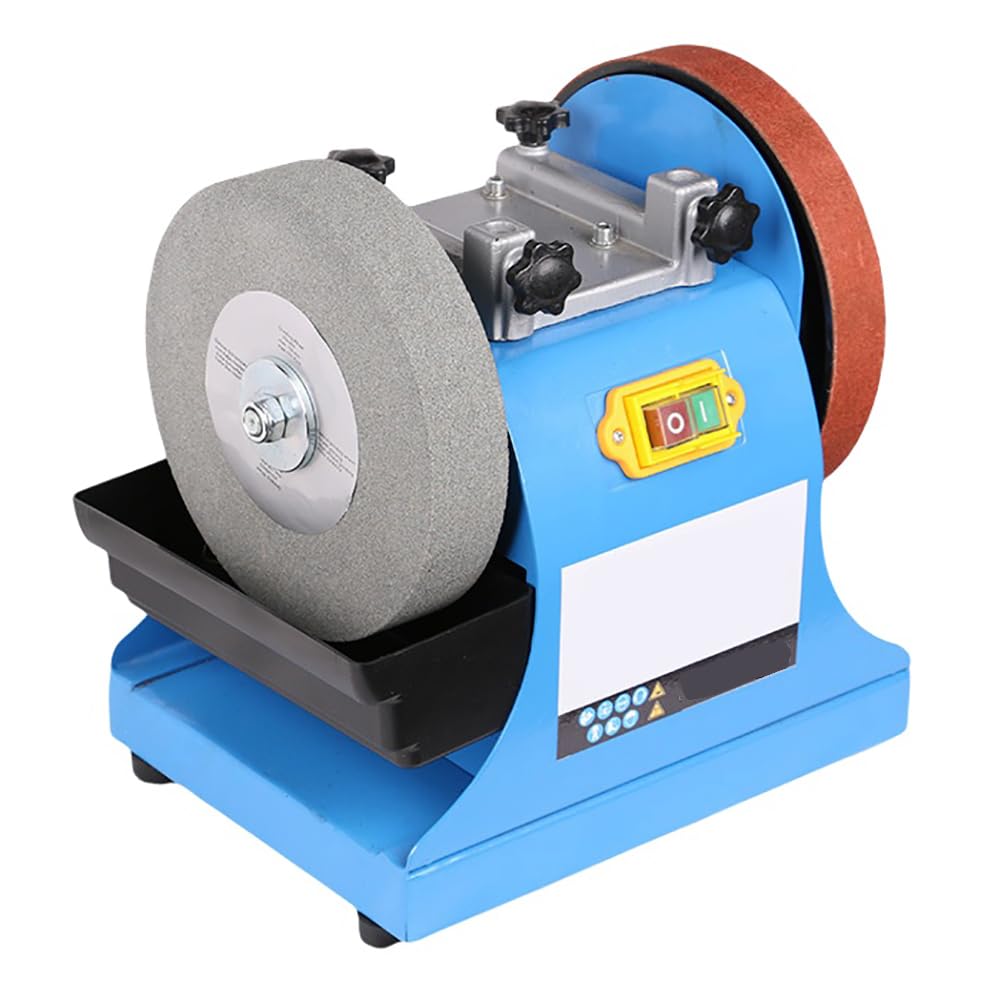 Wet Water-Cooled Electric Knife Sharpener with Water Tank And Digital Display Panel Small Low-Speed Water Grinder Polisher Industrial