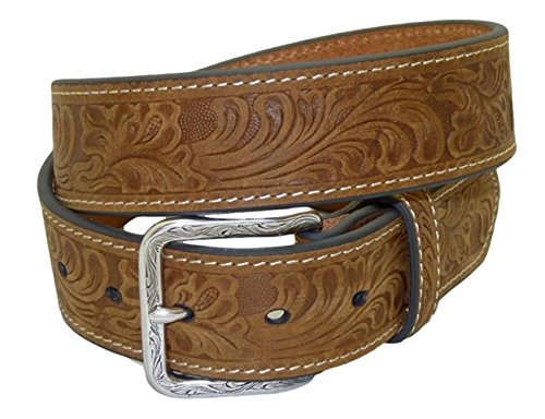 Nocona USA Western Gürtel floral tooled Cowboy Cowgirl 38" Cover