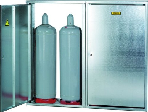 GOK Flaschenschrank 4 x 33 kg mit Rückwand
