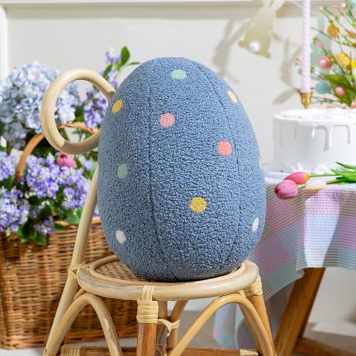 Ashler Egg Shaped Throw Pillow