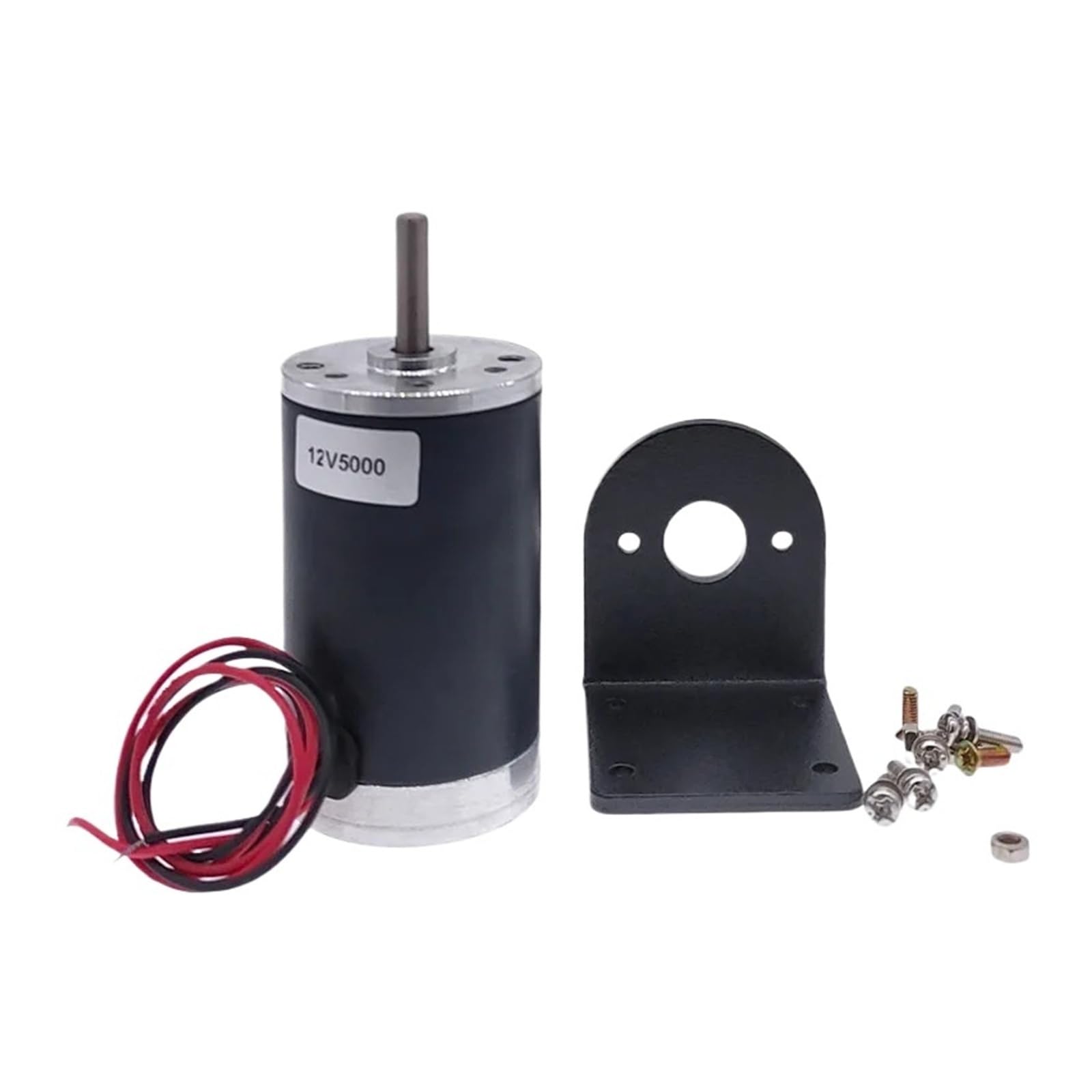 RCGKNNMUZ 38 Tubular Motor with Mounting Bracket 12V 24V DC Motor Mounting Bracket(6000rpm,12V)