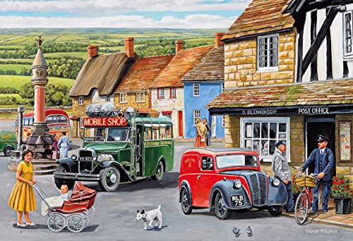 Gibsons Puzzle Starting the Day, 500 pezzi, Colore...