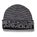 Under Armour Boys' Cuff Stripe Beanie, Graphite (040), One Size