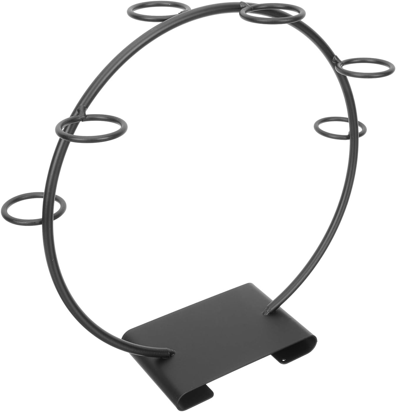 BESPORTBLE Ice Cream Cone Stand Iron Art Display Rack Black Food Display Stand for Party Wedding Dessert Table