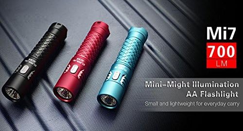 Klarus MI7 Torcia LED Mini 700 Lumen Con LED CREE XP-L HI V3 - Alimentazione AA/14500 - Impermeabile IPX-8